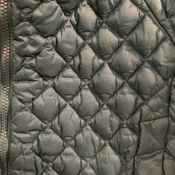 Athleta Whisper Featherless Jacket Borealis Green Coat. Small Tall - Picture 5 of 13